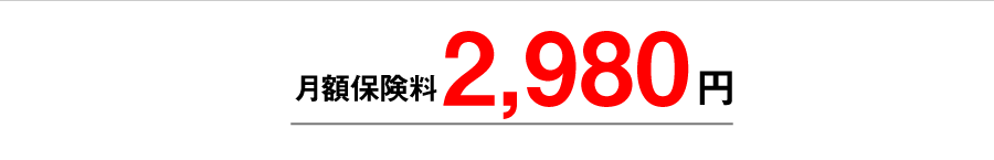 月額保険料2,980円