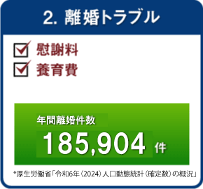 2.離婚トラブル